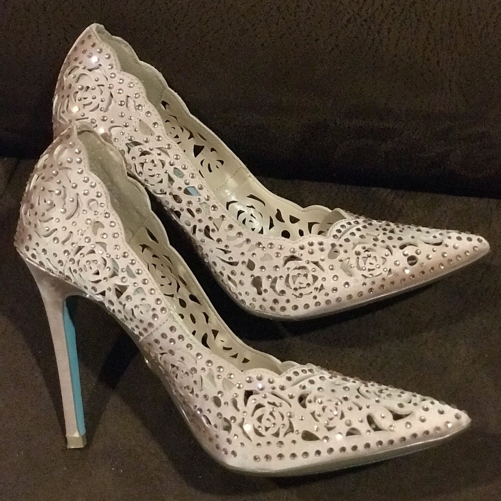 Blue by Betsey Johnson Emili Heels